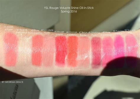 ysl rouge volupte tint in oil swatches|ysl rouge oil in stick.